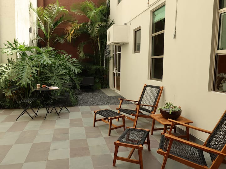 Stylish & Comfy With Private Terrace In Roma. - 멕시코시티