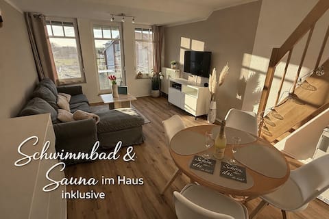 Successful Airbnb property: Dat Stürboord with North Sea view, swimming pool & sauna in Wurster Nordseeküste