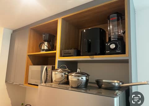 Imóvel de sucesso: ArtStudio Loft Apartamento Salvador-Ba | Rooftop em Jardim Armação