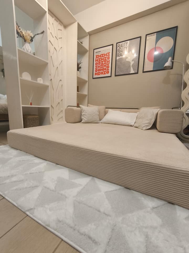 Sofa ya Teddy yenye ukubwa wa malkia