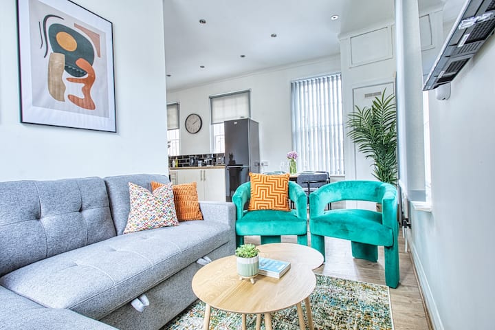 Central 2 Beds Apt With Free Parking, Sleeps 6 - Liverpool, Reino Unido