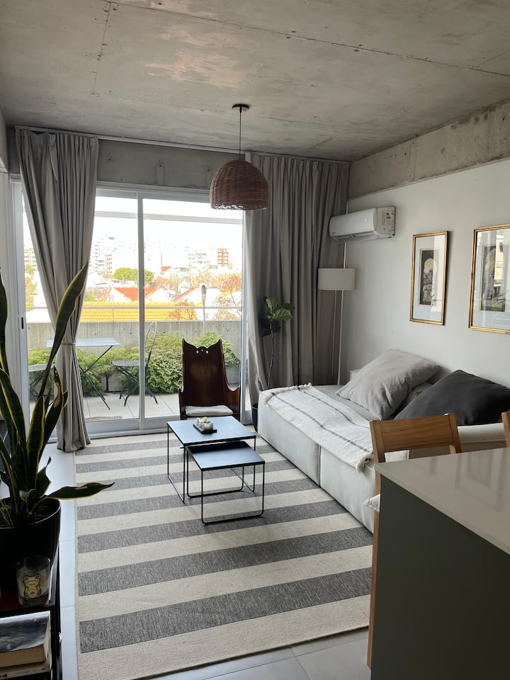 Двухуровневая квартира с 1 спальней в Saavedra