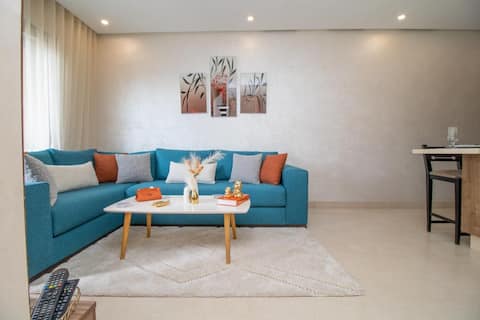 Top performing Airbnb: elegant studio near the tgv albert luxe 1 station in Asoukhour Assawda