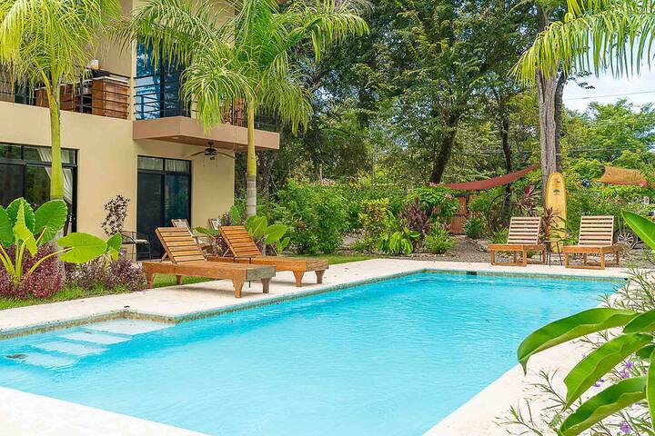 Walk to Beach Pool Garden Rancho, 4 BR/ 4BA Villa