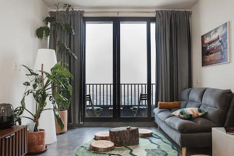 Top Airbnb: “Loft with private balcony and views of Reforma” in Juárez