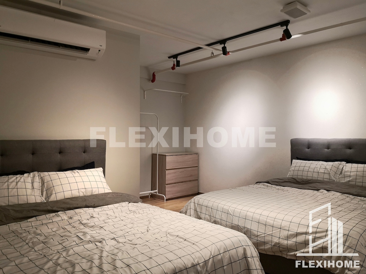 سرير بحجم كوين × 2