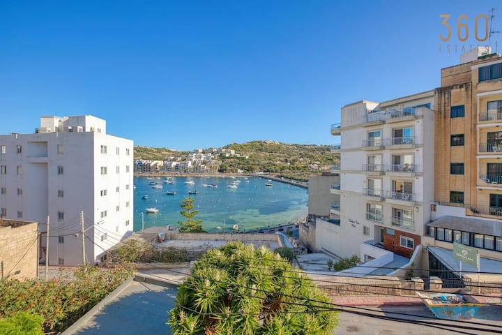 Equipped Seafront 2br Apt Close Promenade W/wifi - Malta