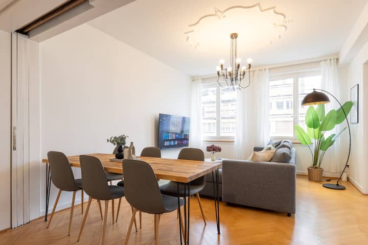 Appartement Spacieux Vue Ville – Bienne Centre - Biel/Bienne