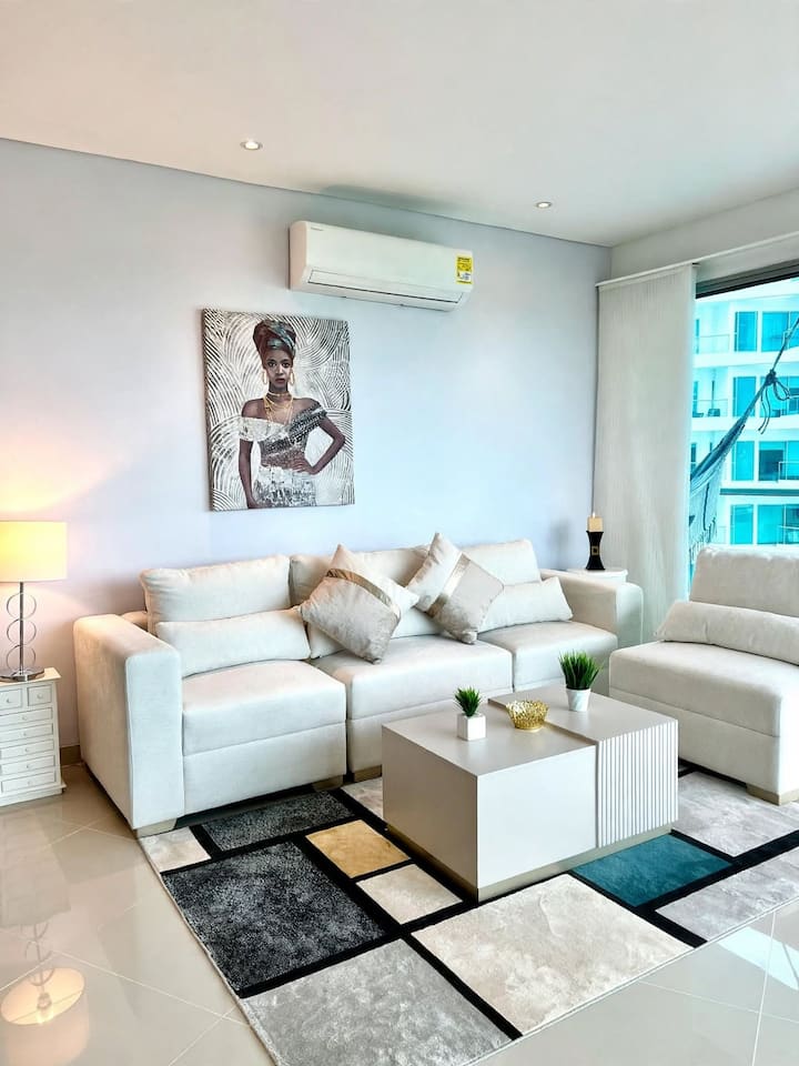 Luxurious 3-Bedroom Apartment with Shared Pool in