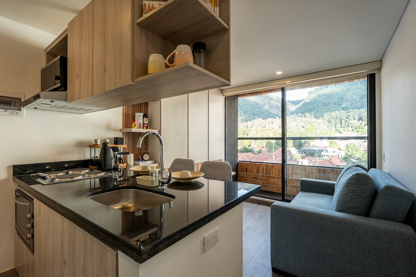 Apartamento amoblado para 3 personas en el edificio Citadinno de Bogotá