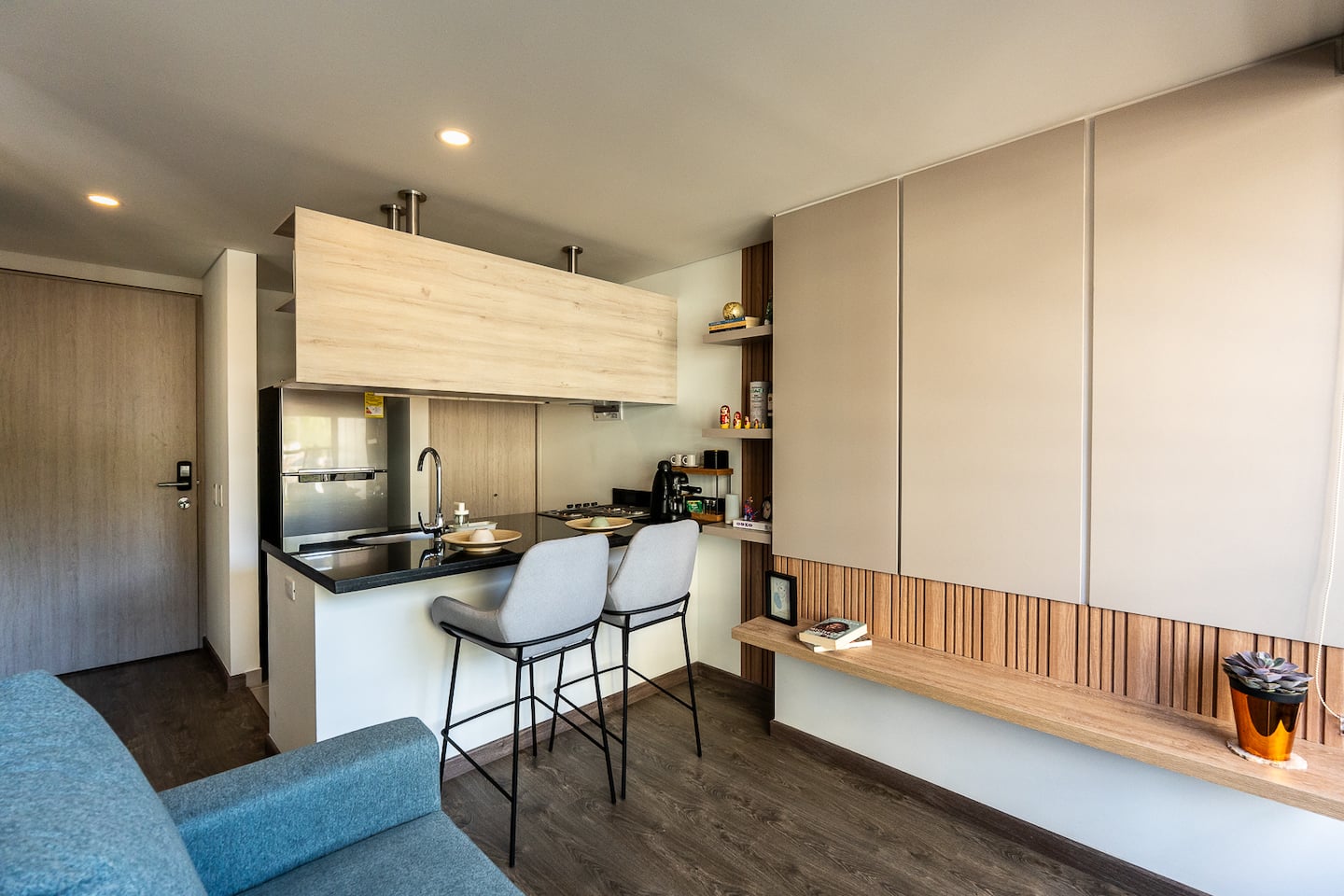 Apartamento amoblado para 3 personas en el edificio Citadinno de Bogotá