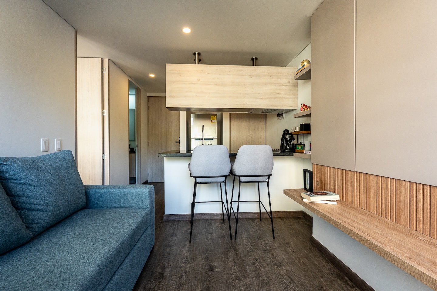 Apartamento amoblado para 3 personas en el edificio Citadinno de Bogotá