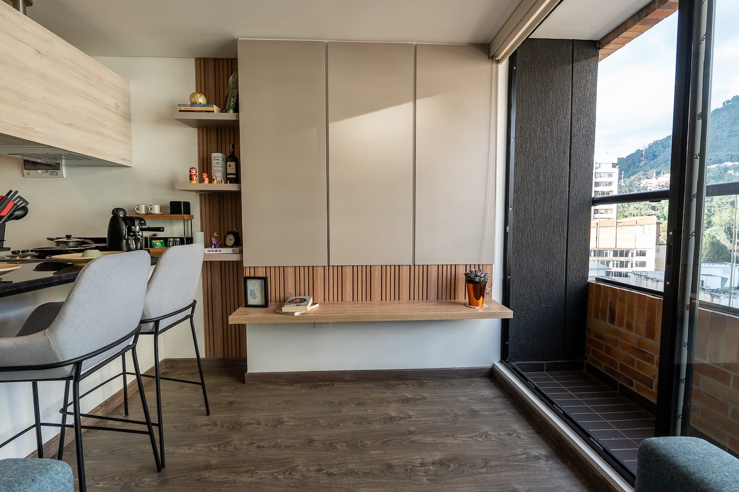 Apartamento amoblado para 3 personas en el edificio Citadinno de Bogotá