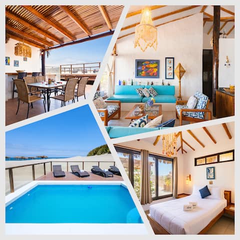 Vibrant | Casa Verano365 4BR oceanfront + pool