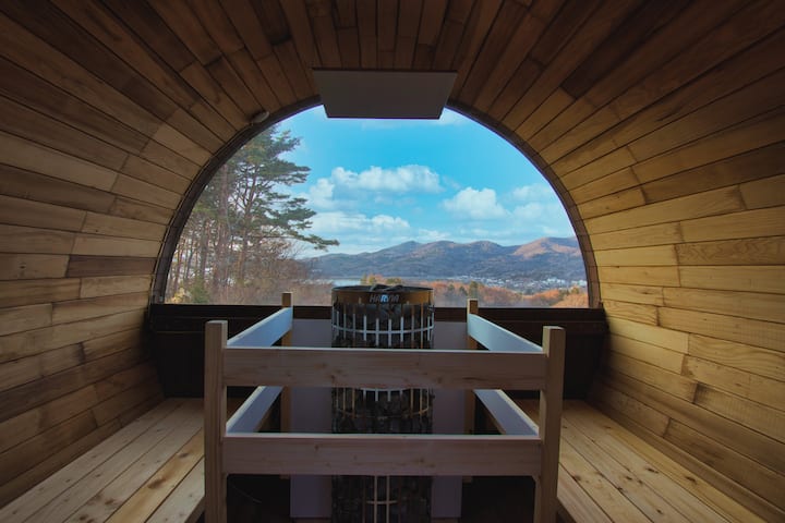 Private Sauna Villa near Mt. Fuji | Lake Yamanaka - Houses for