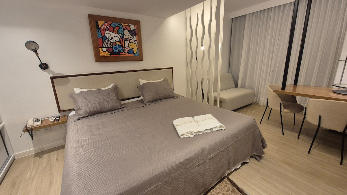 Flat Sol Vitória Marina 401
