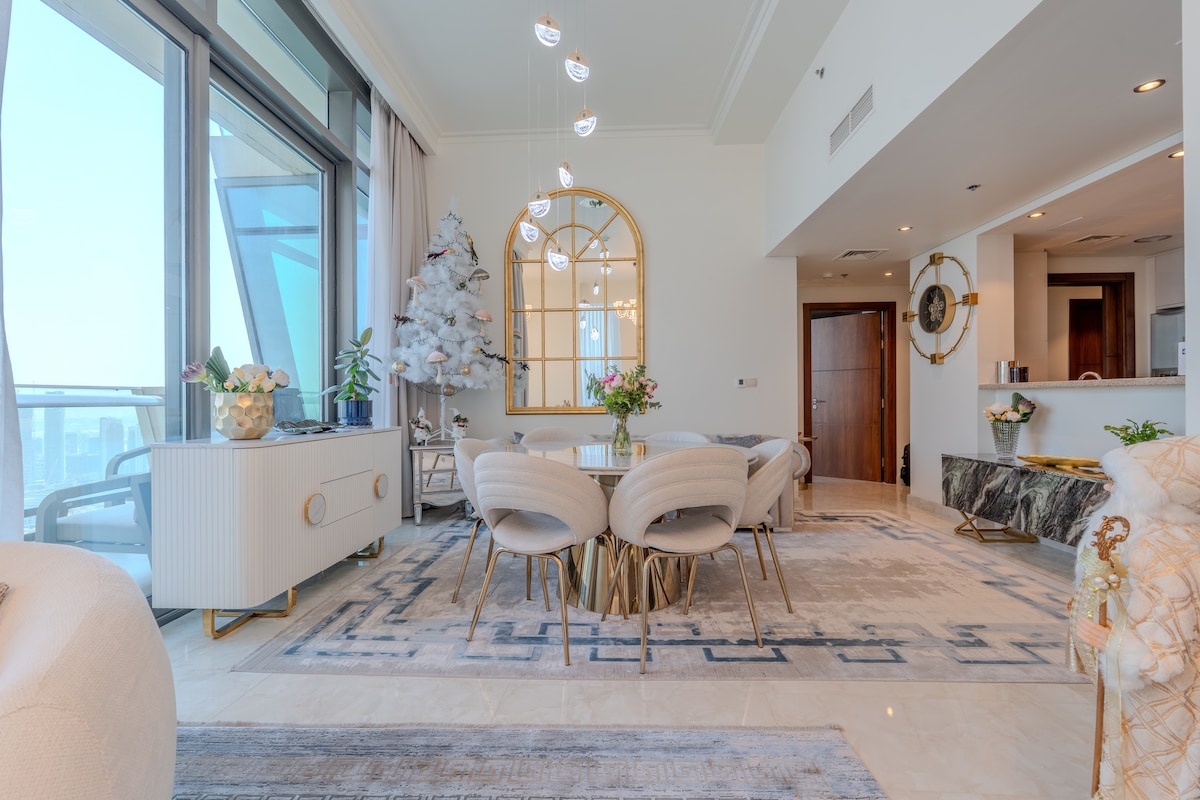 2 Bedroom Furnished Apartment with Full Burj Khalifa View | Burj Vista 5