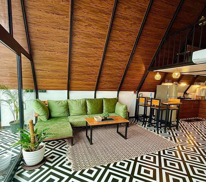 A-frame House Surrounded By Nature - Goa