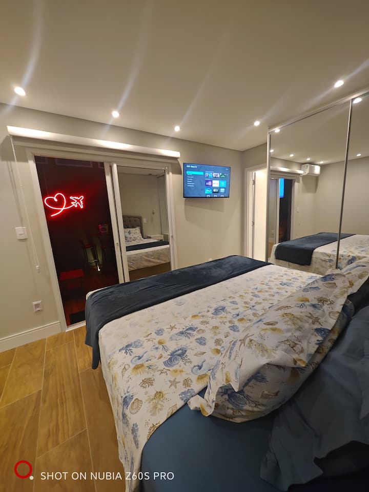 Apartman s pristupom bračnom krevetu s hidromasažnom kadom i ormarom