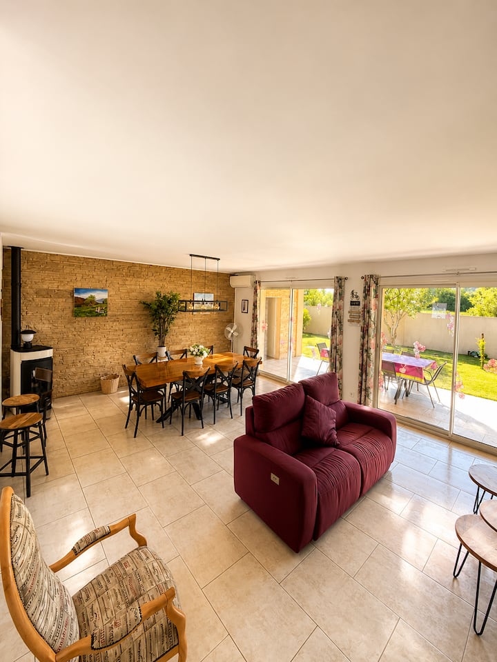 Grande Villa • Piscine • Proche Alpilles 2/8 Pers - 亞維農