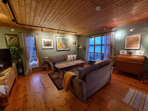 Top Airbnb: The house on the farm! in Reinelva/Hundbergan