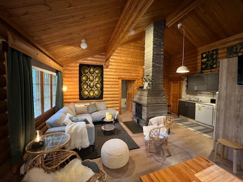 Winter Magic Log Cabin, Nature, Restaurants 400m.