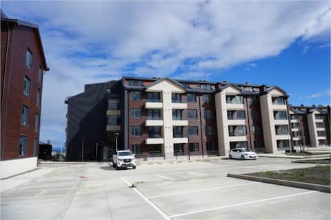 Nice apartment for 4 with pool and fjord views.
