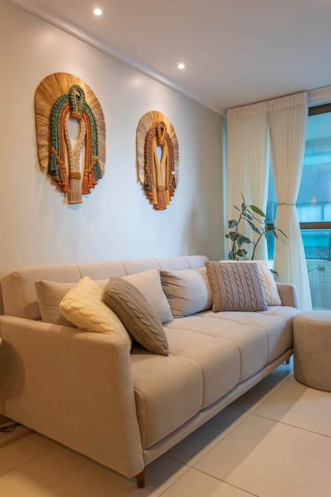 Top performing Airbnb: Oceanfront • 2 Bedrooms • Spectacular View in Cabedelo
