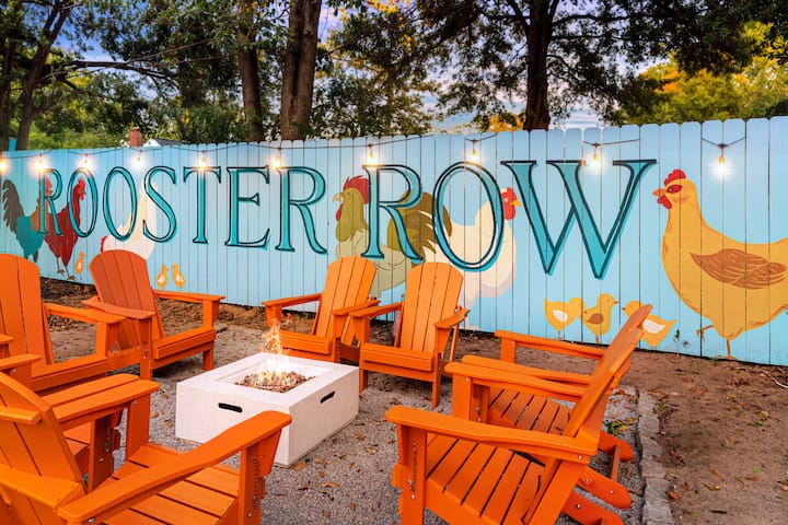 Rooster Row | Pool, Jacuzzi, Fire Pit + Poker Room - Columbia, SC