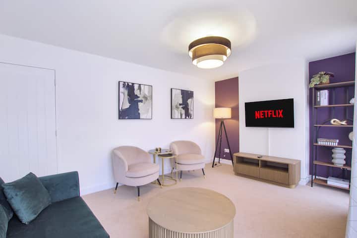 3br Contractor House | Sleeps 5 | Parking X2 - Bedford
