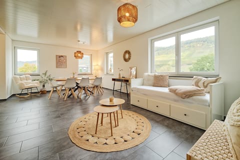 Beliebte Airbnb-Anzeige: Quiet Moselle Apt with Garden & vineyard view in Bernkastel Wittlich