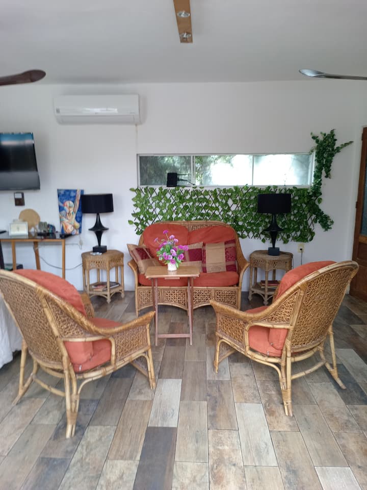 Terraza Rústica Acogedora, Solo Para Parejas. - Cancun Airport (CUN)