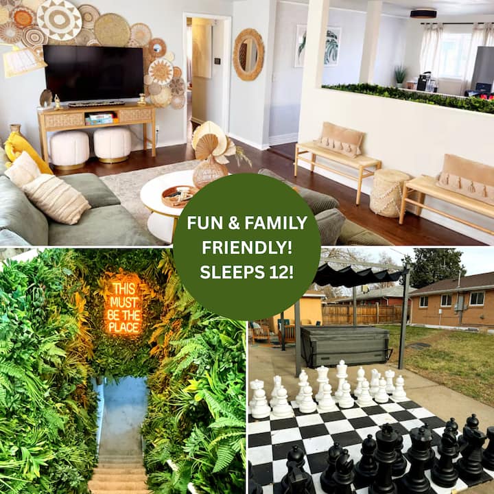 Tulum Theme | 5 Bedroom | Hot Tub | Games | Family - デンバー, CO