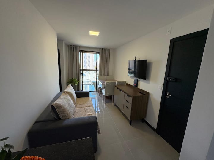 2 Qts + 250m Do Mar + Piscina + Sauna + Academia - Vila Velha