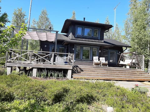 Log cabin and sauna in Sulkava on the shores of Lake Saimaa