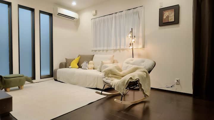 Waku | Gintsurugi 100㎡ · 3ldk · 2 Toilets | Direct Access To Tennoji, Namba, And Osaka Castle Park | Private Rental For Large Families - Japan