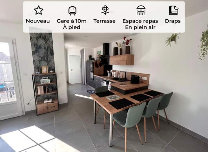 Chez Céline Et Frédéric T2 45m² Neuf - Rochefort