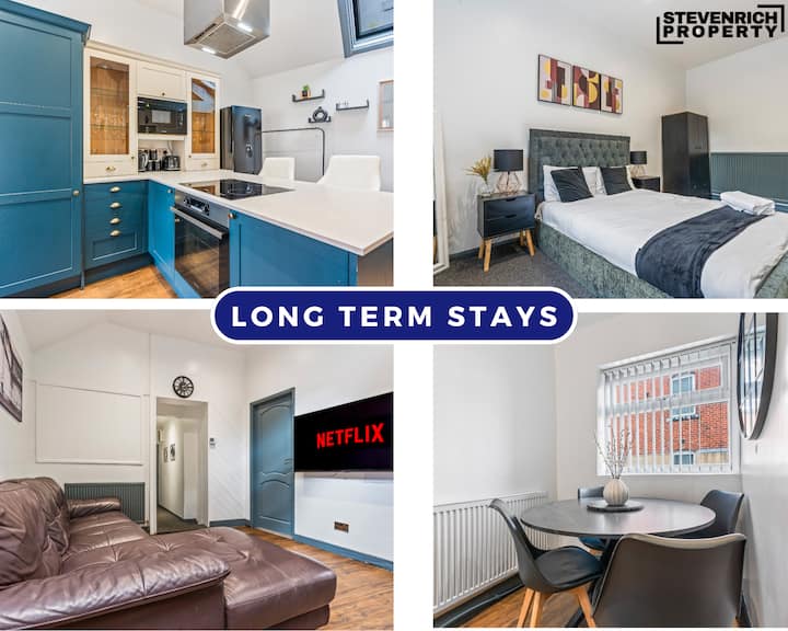 Long Stays, Contractors 3br, Parking, Sleeps 6 - Sheffield