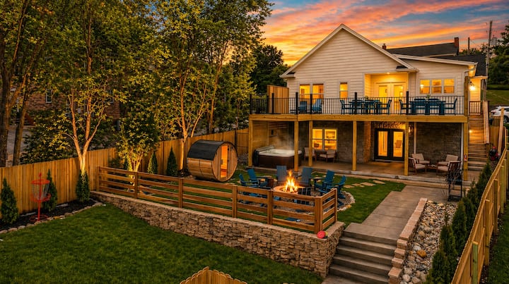 Bourbon Trail Sleeps 12 - Hot Tub Sauna Ev - Frankfort, KY
