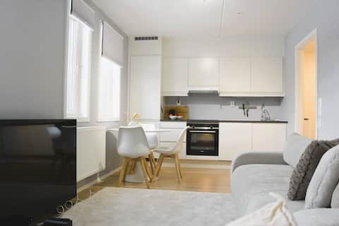 Top performing Airbnb: Modern Studio Apartment at Fjellhamar station in Lørenskog