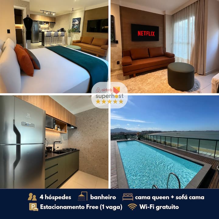 Flat Novo Praia Comfort Camburi - Vitória