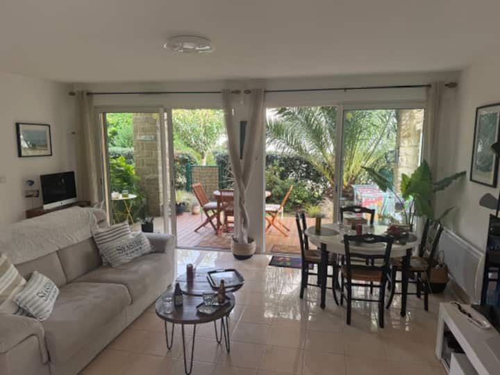 "Les Bluniers" Appartement En Rdj Avec 1 Chambre - Fouesnant