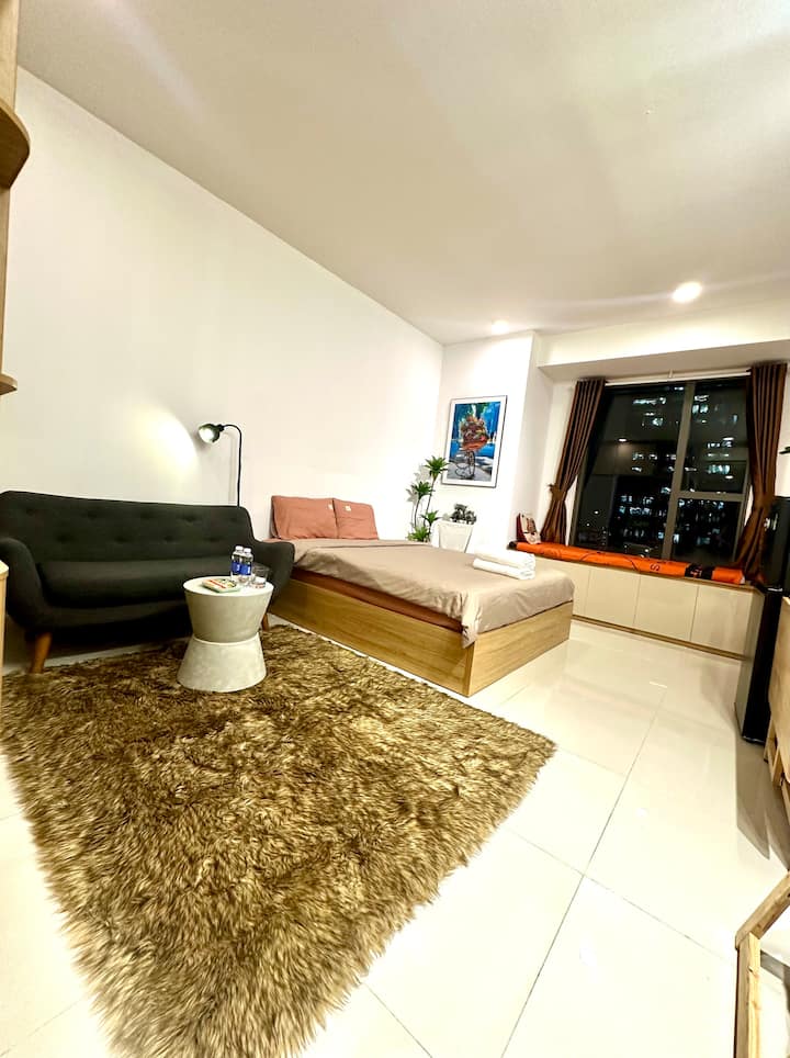 Sofá y alfombrillas