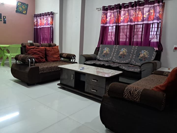 2 BHK 3 Bed Huge House near Devka Beach