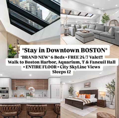 Top Airbnb: F6 Downtown Boston LUX North End Harbor FREE Valet in Cambridge