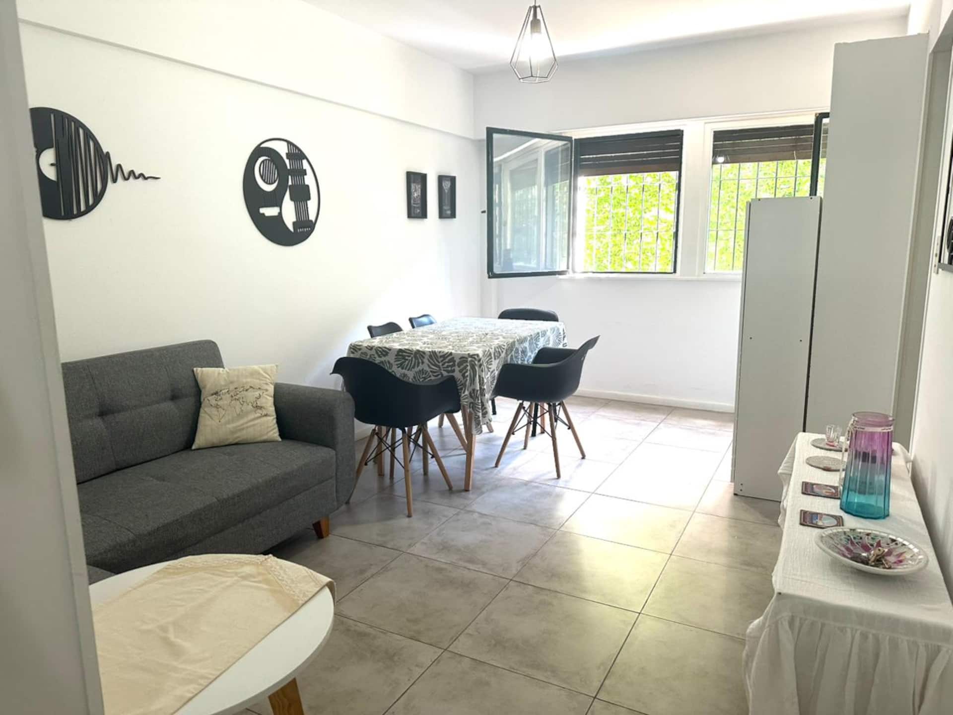 Apartamento de dois ambientes com 1 quarto em Palermo