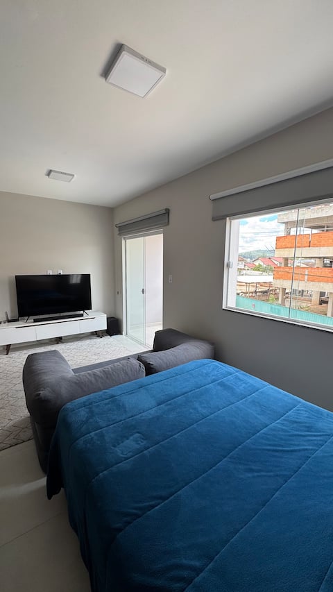 Imóvel de sucesso: Comfortable studio in Brusque, near Unifebe em Brusque