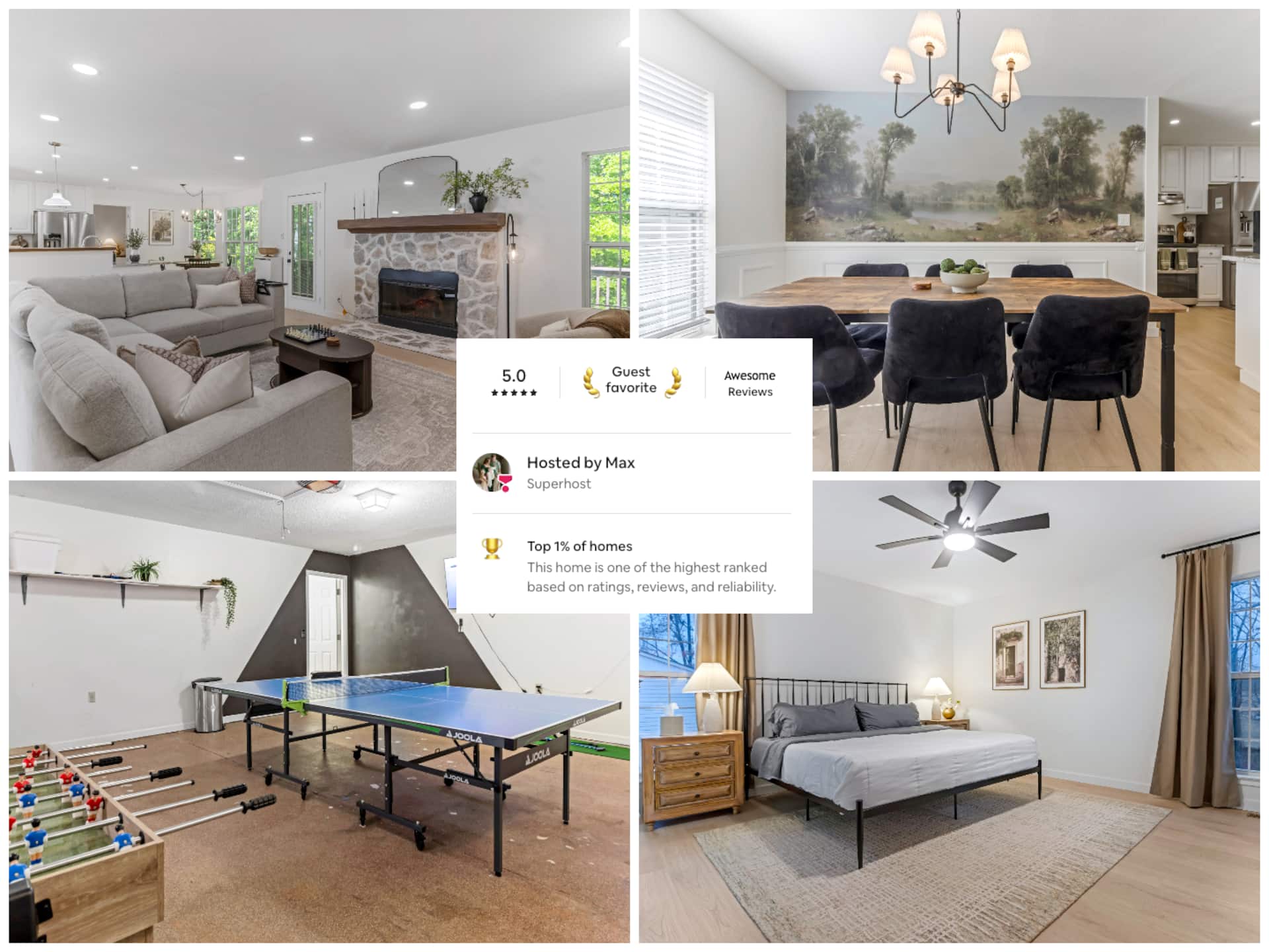 Sleeps 12 | 2 Kings w/ Ping-Pong, Gym, Arcade, BBQ