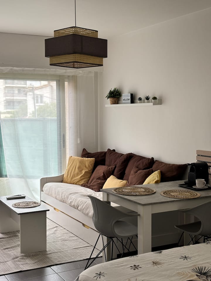 Studio Mer Plage Hippodrome Cagnes Sur Mer - Cagnes-sur-Mer
