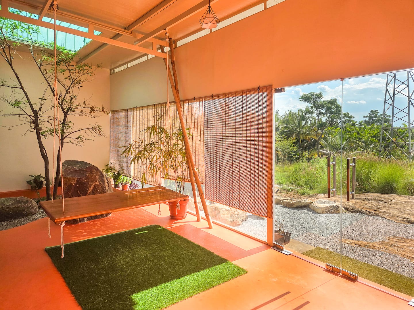 Farmhouse surroundings